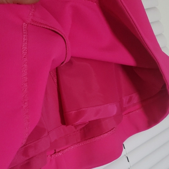 EXPRESS NEON FUCHSIA A-LINE MINI SKIRT  SZ 2 - Picture 10 of 12